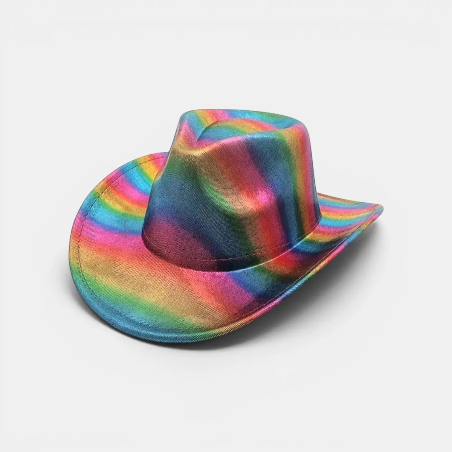 Chapeau Cowboy Holographique Irisé Femme La Boutique du Chapeau
