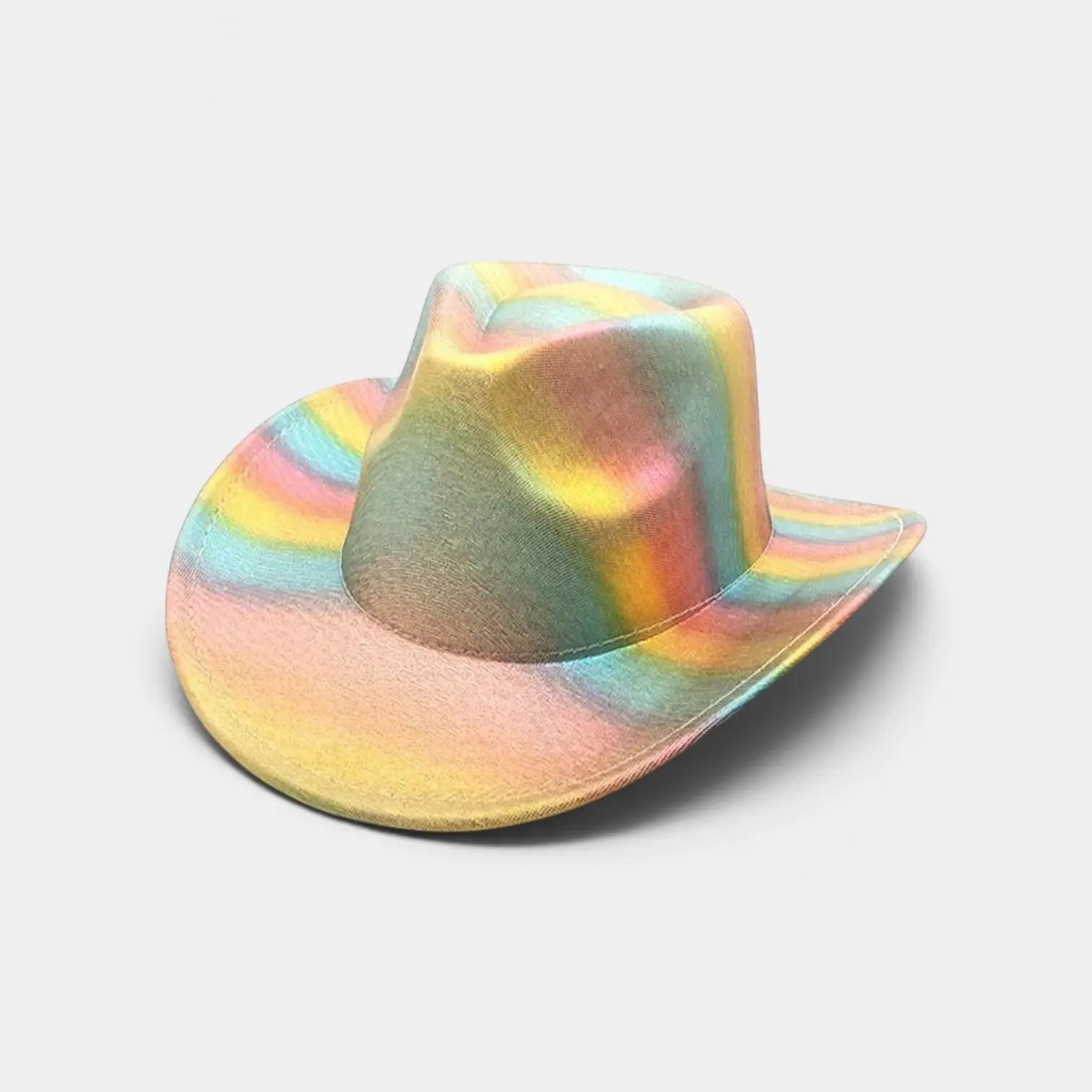 Chapeau Cowboy Holographique Irisé Femme La Boutique du Chapeau