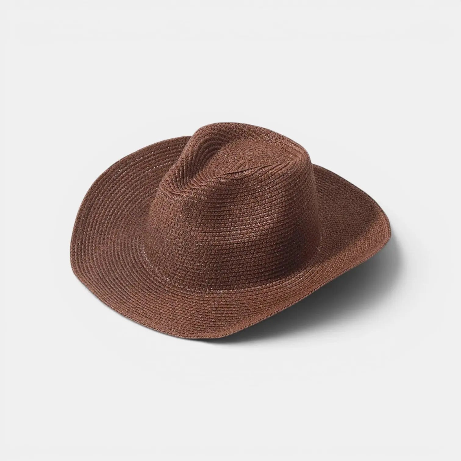 Chapeau Paille Fedora Bord Large Femme