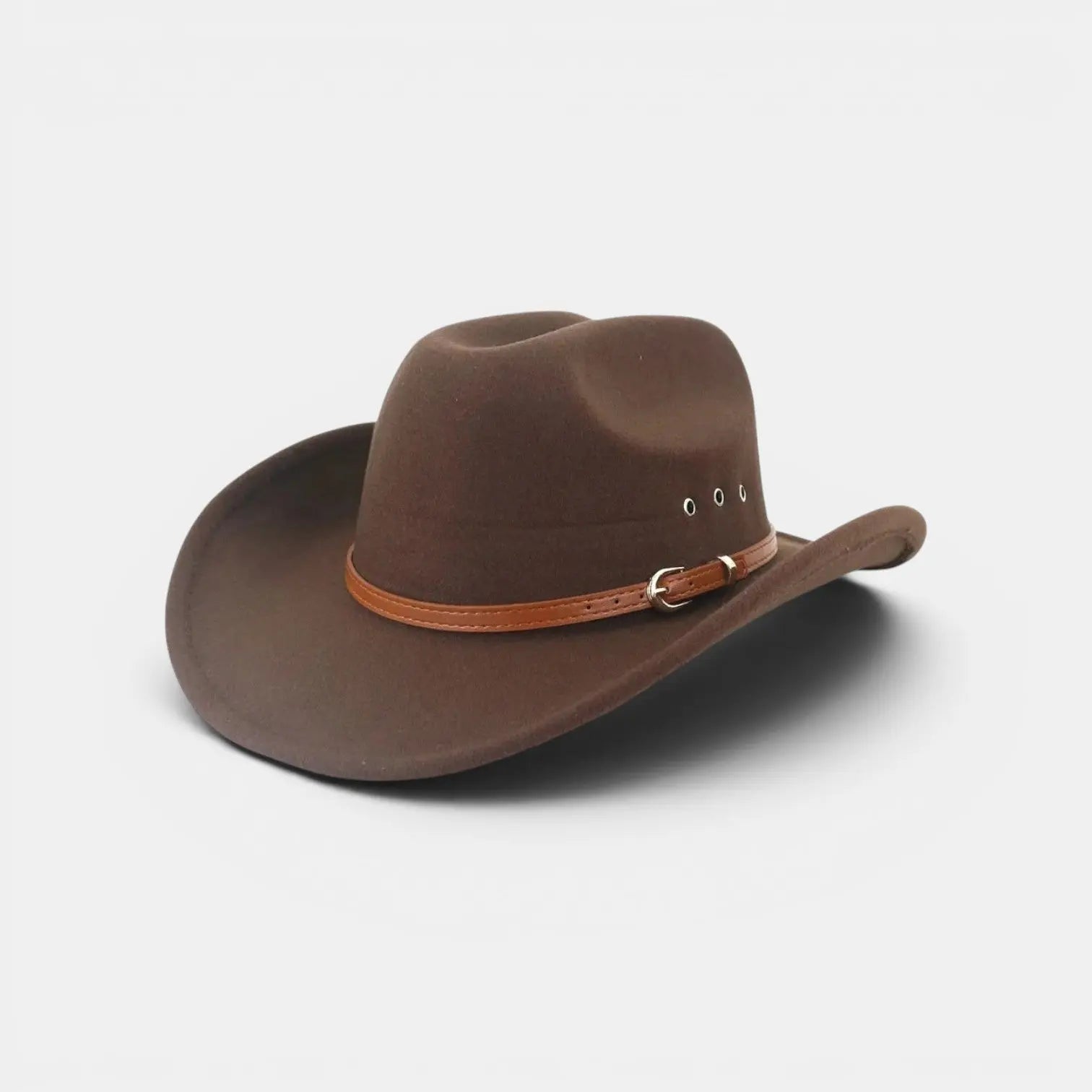 Chapeau Cowboy Feutre Bord Large Unisexe