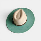 Chapeau Fedora Coton Bord Large Ruban Tressé La Boutique du Chapeau