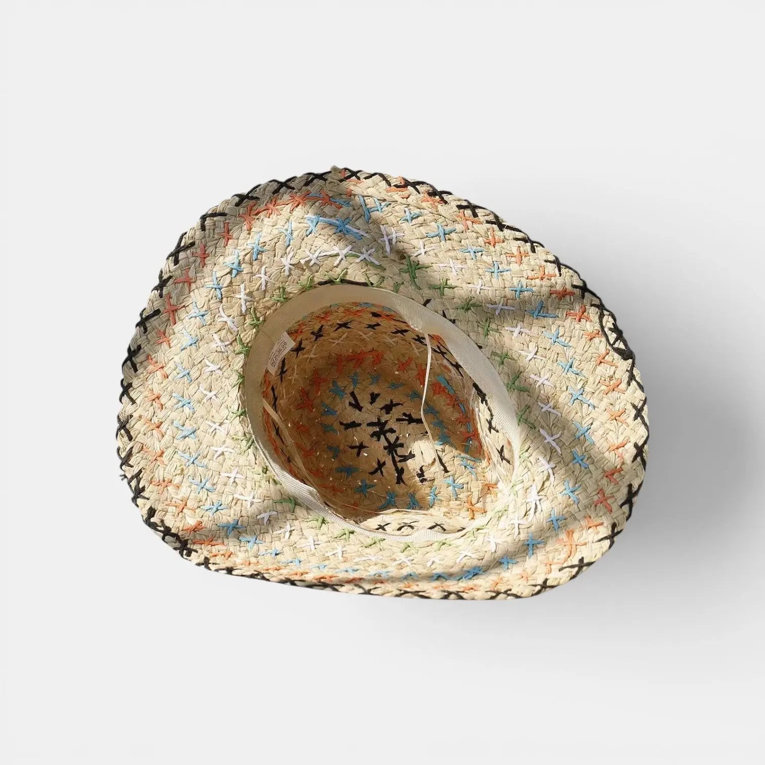 Chapeau Paille Fedora Brodé Femme La Boutique du Chapeau