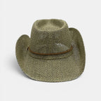 Chapeau Cowboy Paille Cordelette Réglable Femme La Boutique du Chapeau