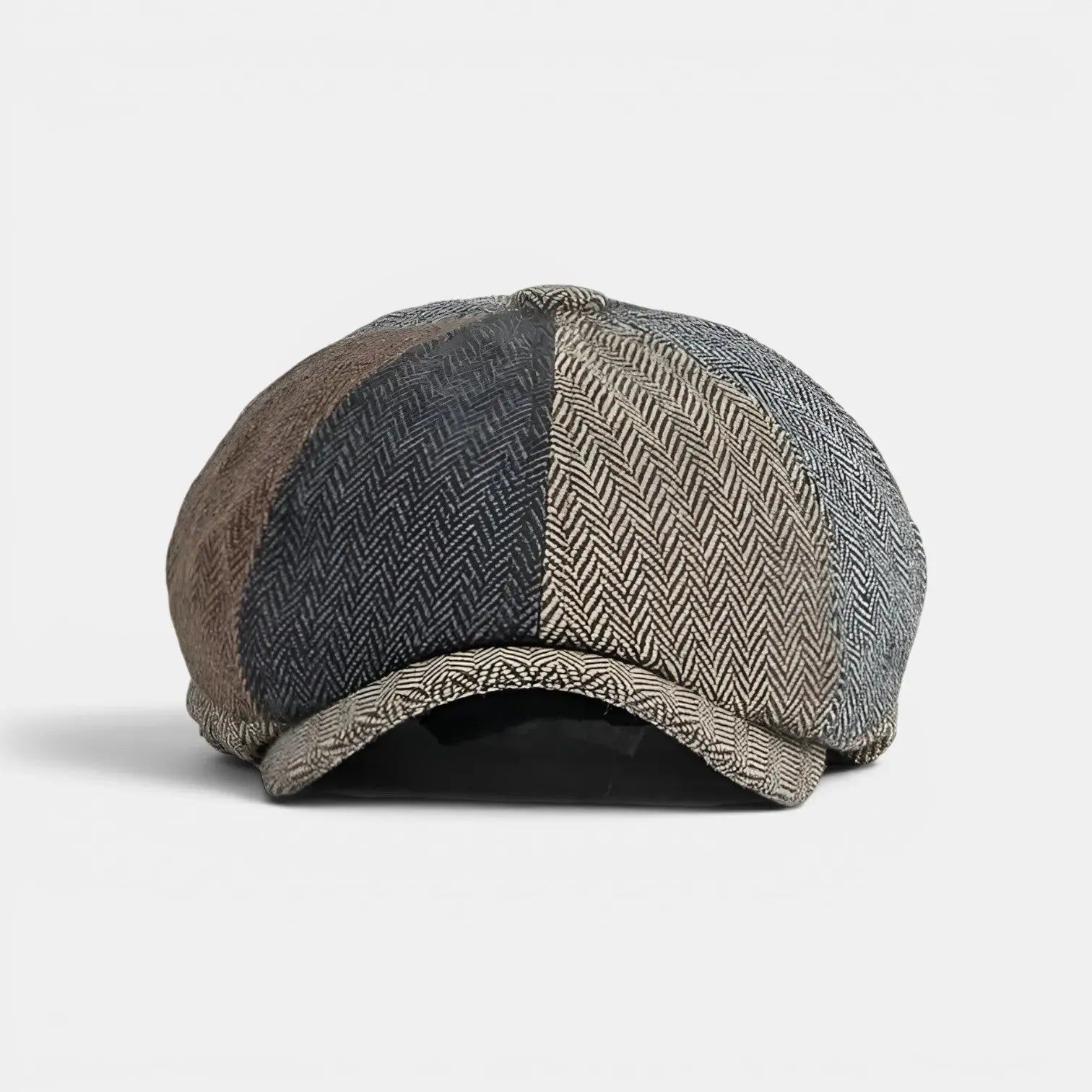 Casquette Gavroche Tweed Patchwork Homme La Boutique du Chapeau