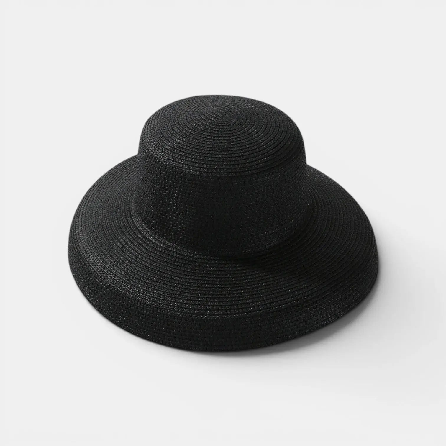 Chapeau Paille Bord Large Forme Structurée Femme