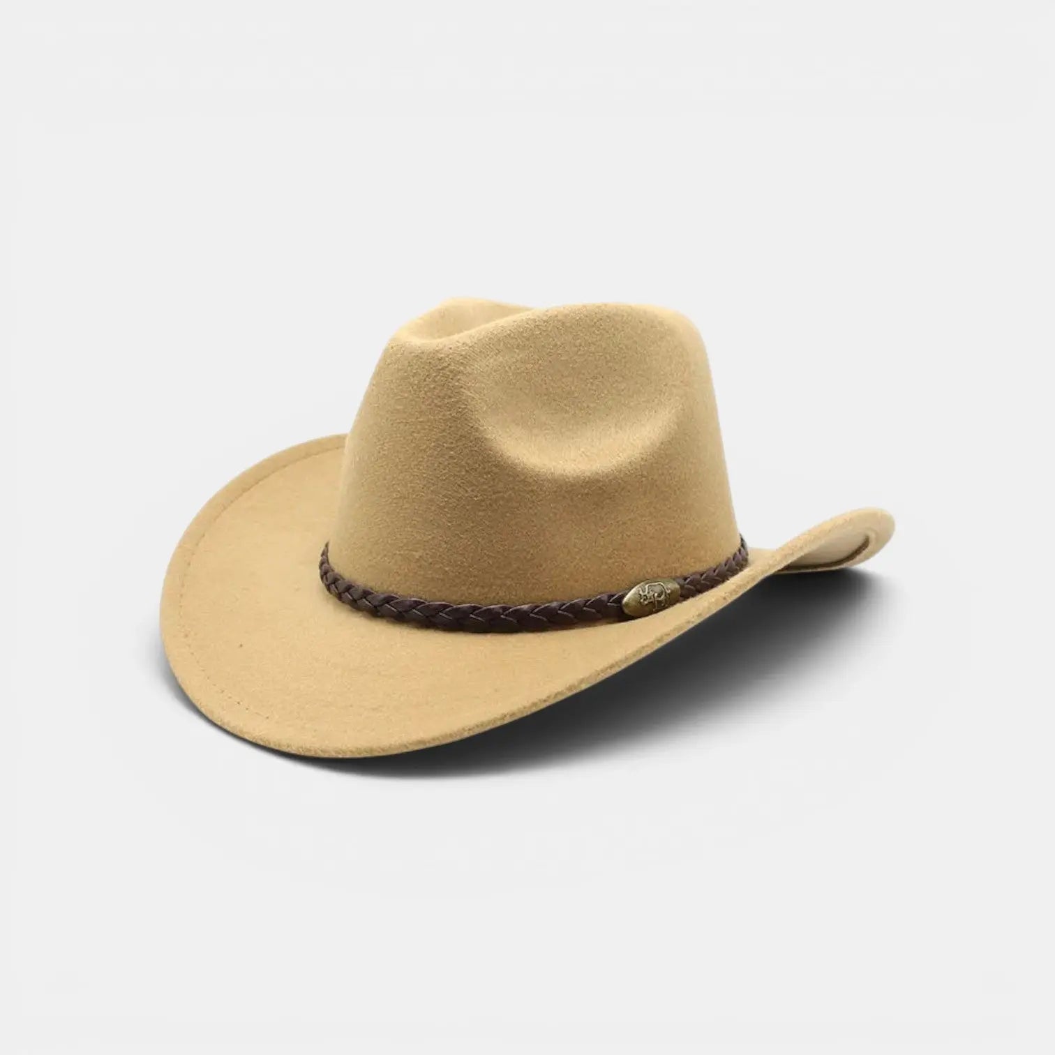 Chapeau Cowboy Feutrine Tressé Homme Femme La Boutique du Chapeau