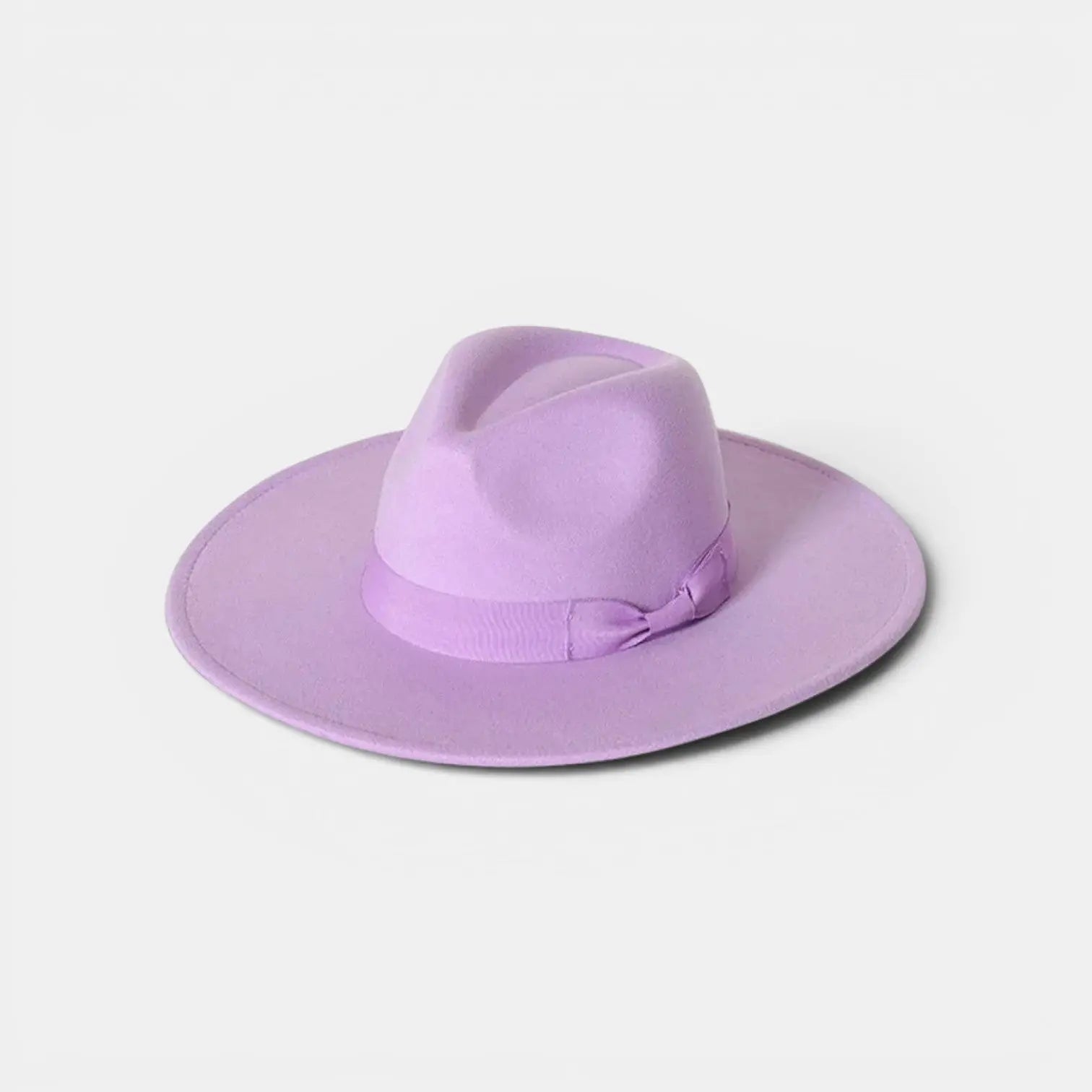 Chapeau Fedora Feutre Bord Large Rigide Bandeau Unisexe La Boutique du Chapeau