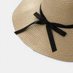 Chapeau Paille Bord Large Femme Ruban Noir La Boutique du Chapeau