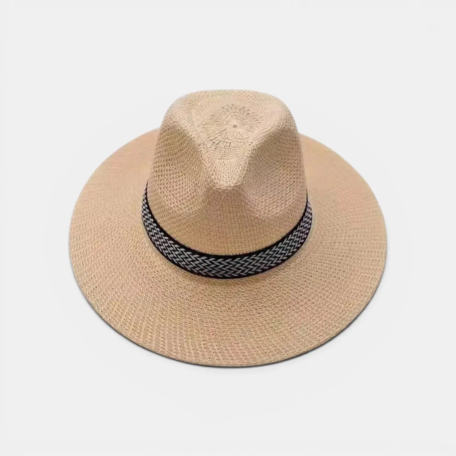 Chapeau Panama Paille Bord Large Fedora