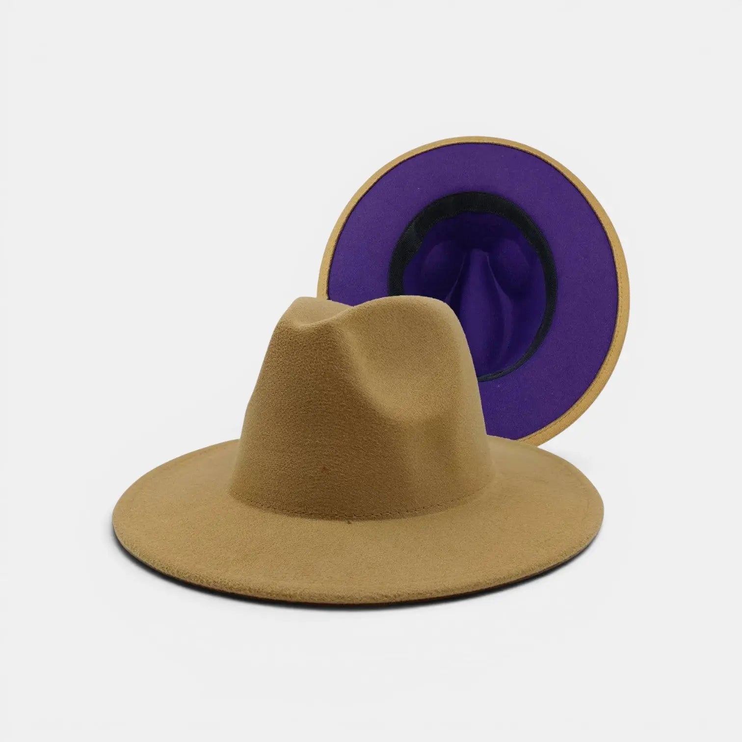 Chapeau Fedora Coton Bord Large Bicolore La Boutique du Chapeau