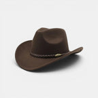 Chapeau Cowboy Feutrine Tressé Homme Femme La Boutique du Chapeau