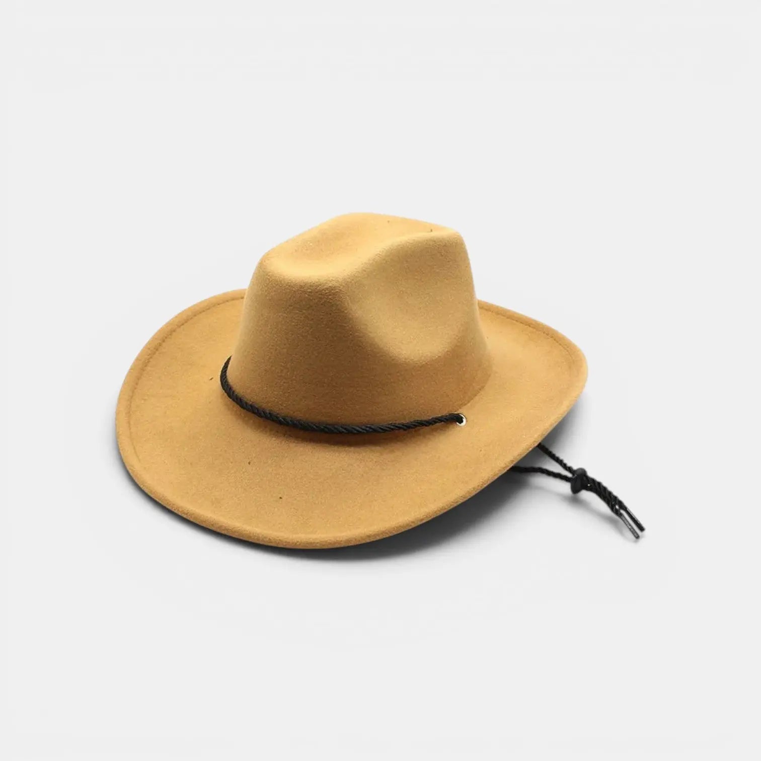 Chapeau Cowboy Feutre Bord Large Cordelière Unisexe La Boutique du Chapeau
