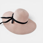 Chapeau Paille Bord Large Femme Ruban Noir La Boutique du Chapeau