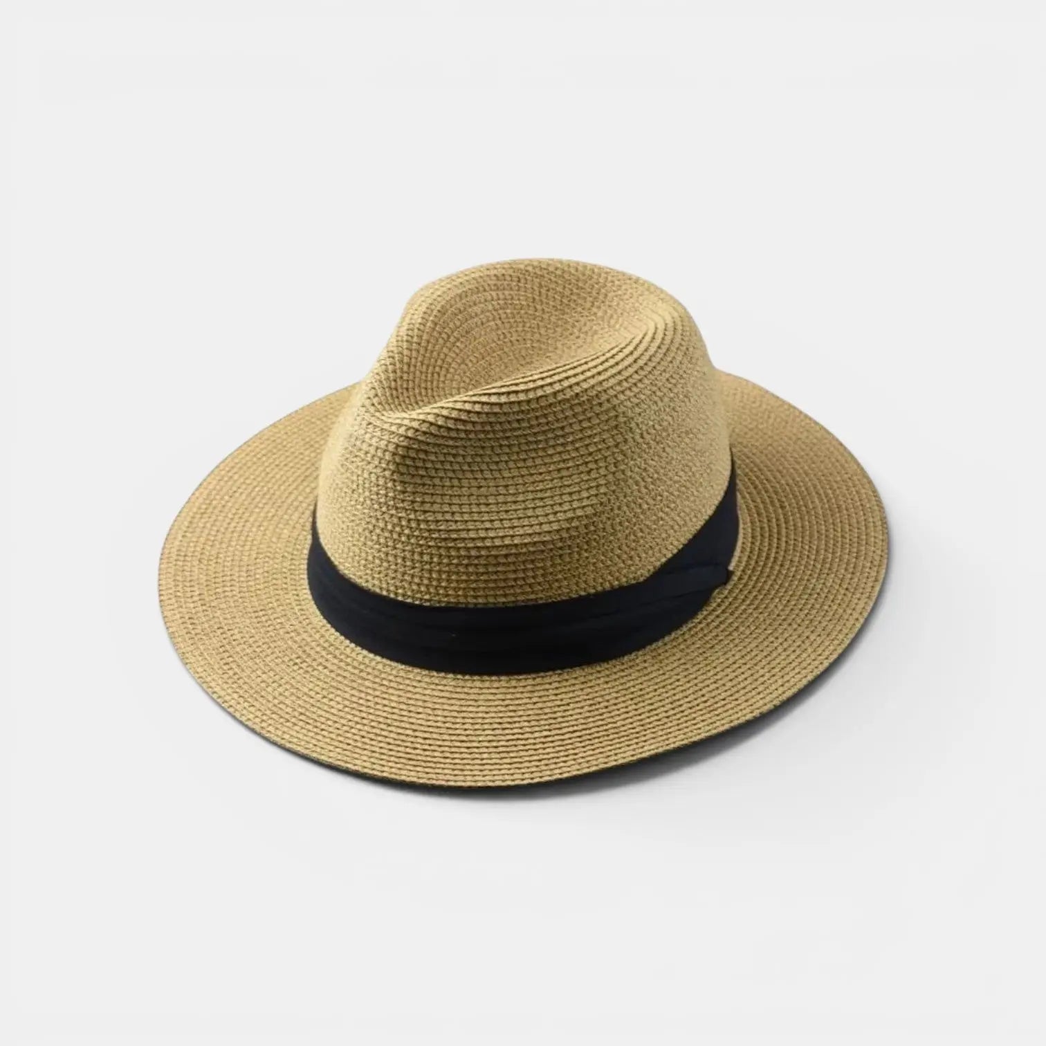 Chapeau Panama Paille Bord Large Homme Femme