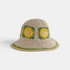 Bob Paille Crochet Fleurs Femme La Boutique du Chapeau