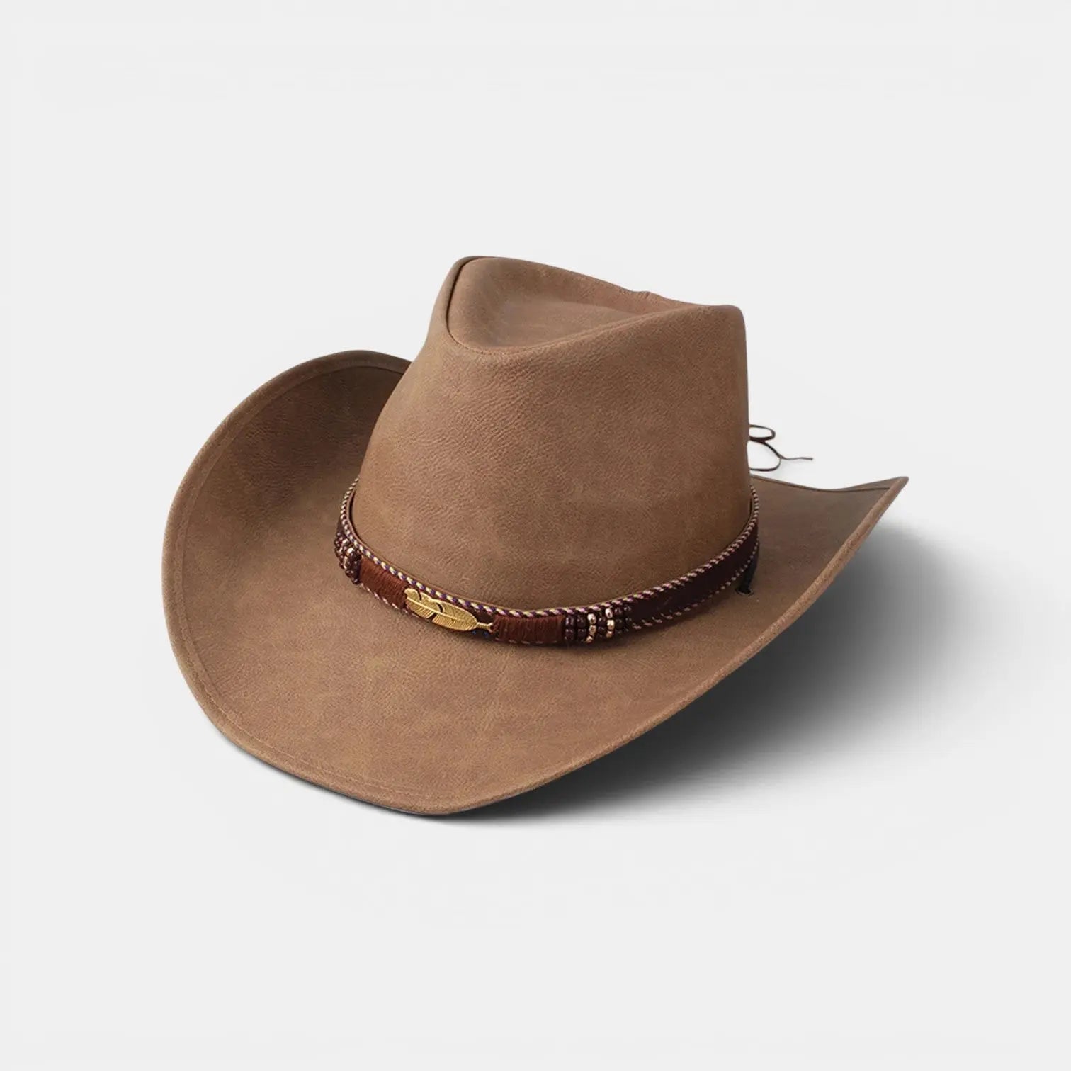 Chapeau Cowboy Cuir Véritable Motif Taureau Homme La Boutique du Chapeau