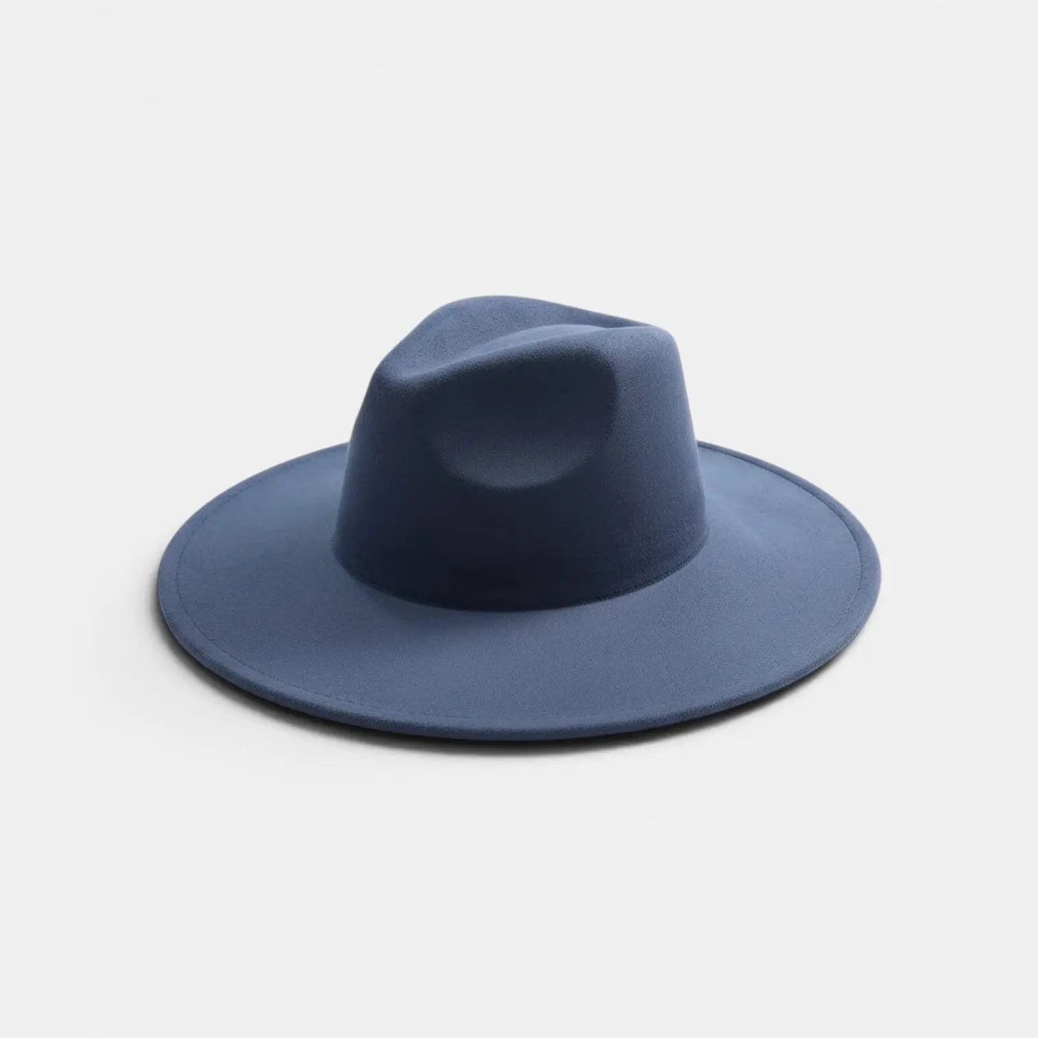Chapeau Fedora Suédine Bord Large Unisexe