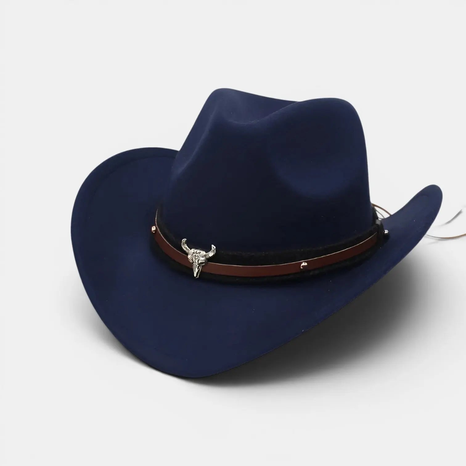 Chapeau Cowboy Feutre Bord Large Boucle Taureau La Boutique du Chapeau
