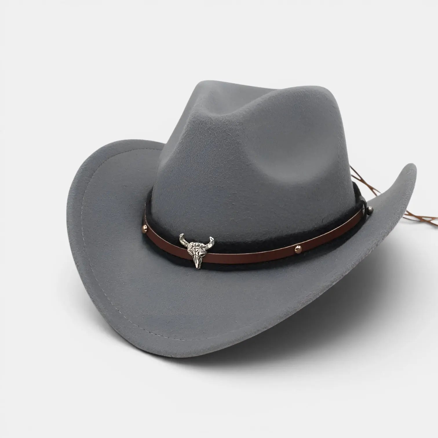 Chapeau Cowboy Feutre Bord Large Boucle Taureau La Boutique du Chapeau