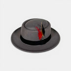 Chapeau Fedora Laine à Plume Unisexe La Boutique du Chapeau