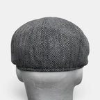 Casquette Gavroche Tweed Herringbone Homme La Boutique du Chapeau