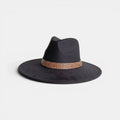 Chapeau Fedora Effet Suédine Bandeau Graphique La Boutique du Chapeau