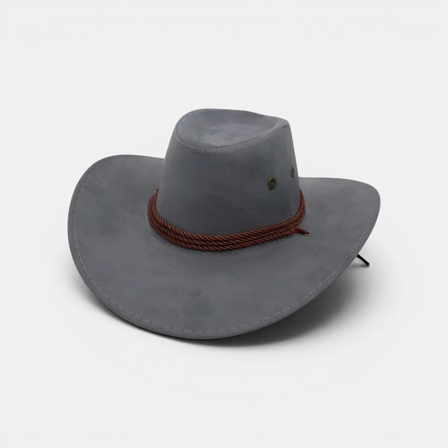 Chapeau Cowboy Suédine Bord Large Unisexe