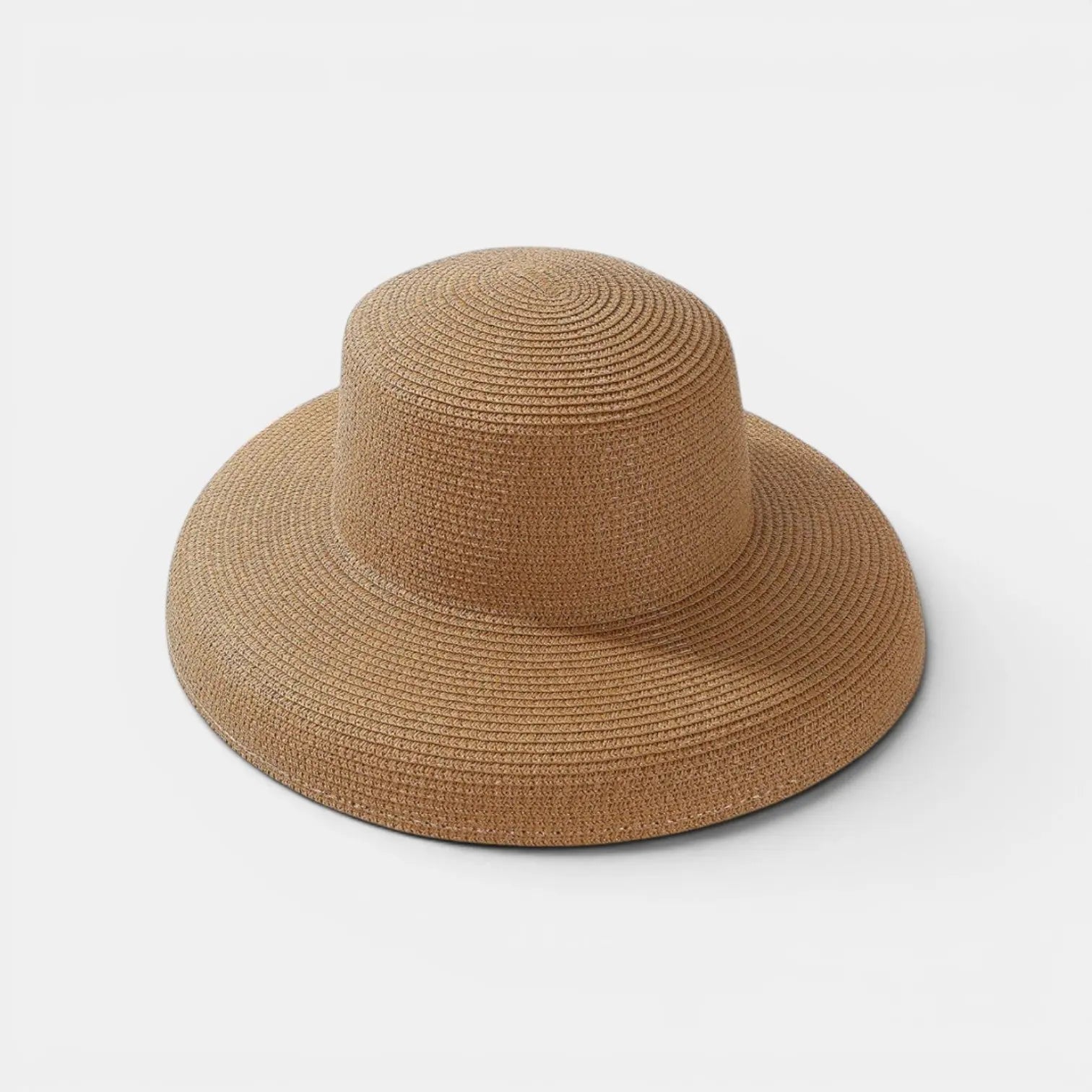 Chapeau Paille Bord Large Forme Structurée Femme