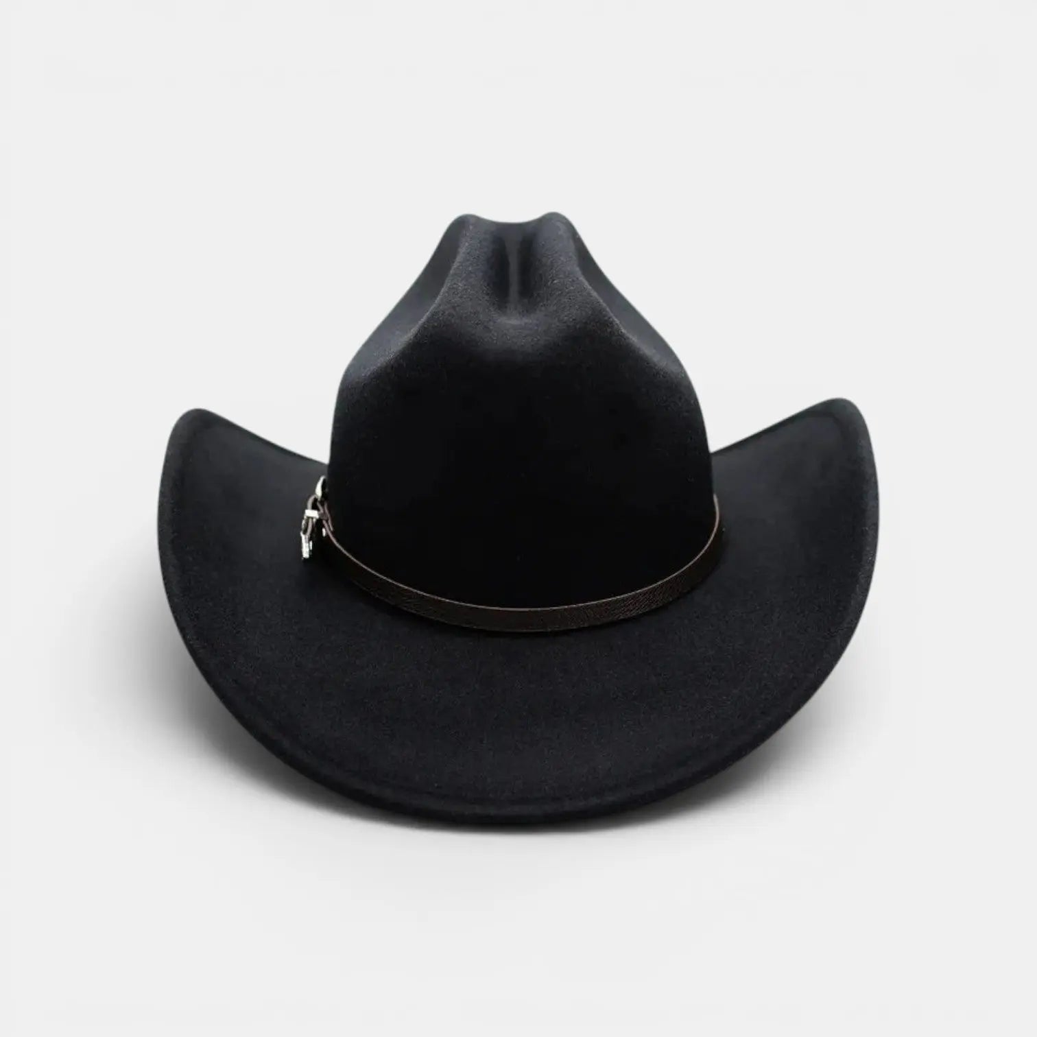 Chapeau Cowboy Feutre Bande Cuir Unisexe La Boutique du Chapeau