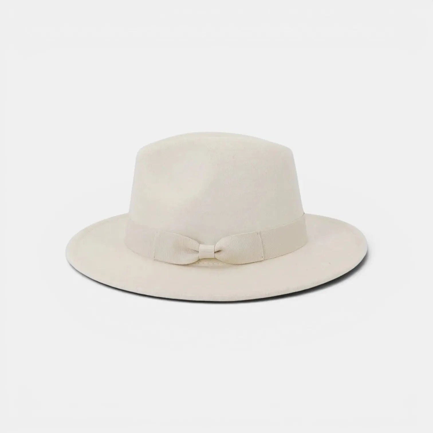 Chapeau Fedora Feutre Bord Large Ruban Noué La Boutique du Chapeau