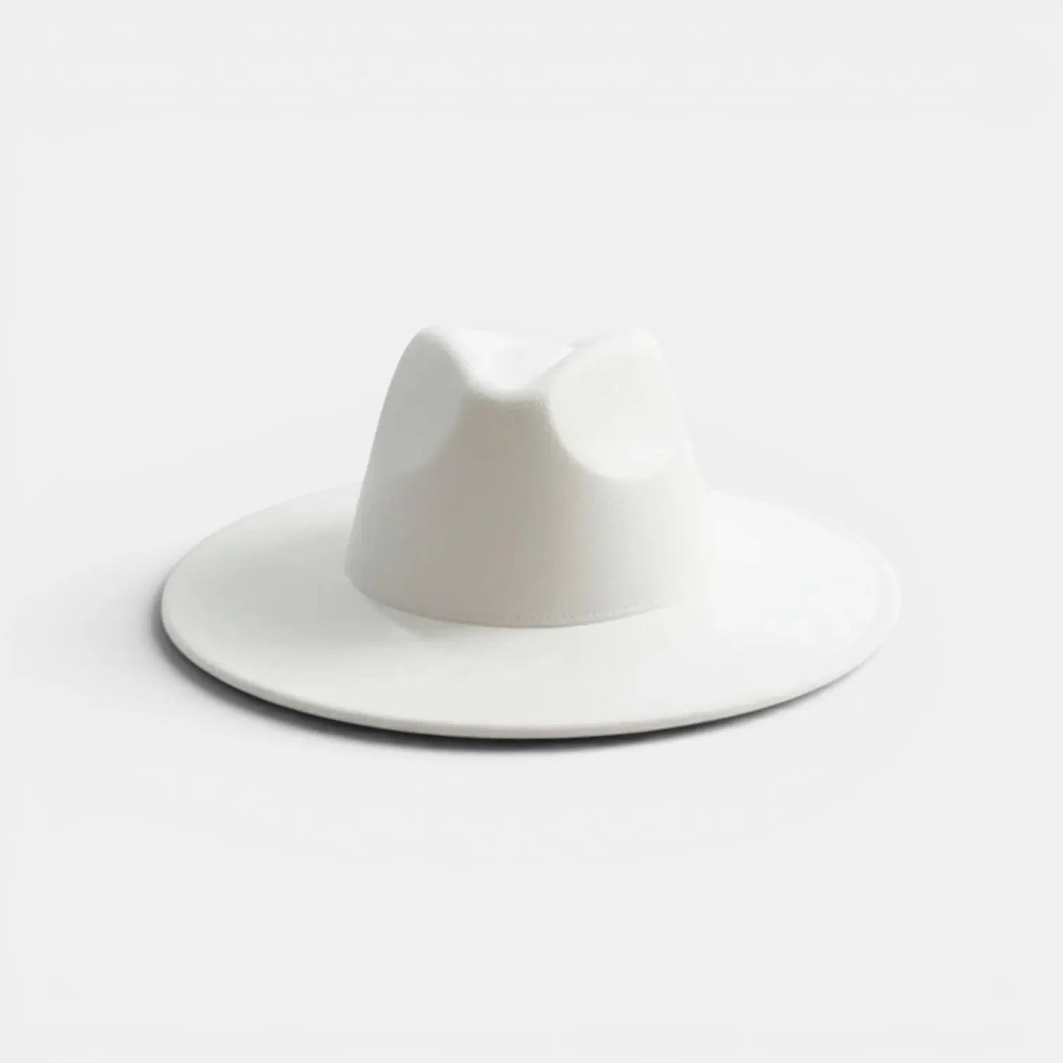 Chapeau Fedora Suédine Bord Large Unisexe