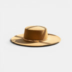 Chapeau Fedora Laine Bord Large Boucle Métallique La Boutique du Chapeau