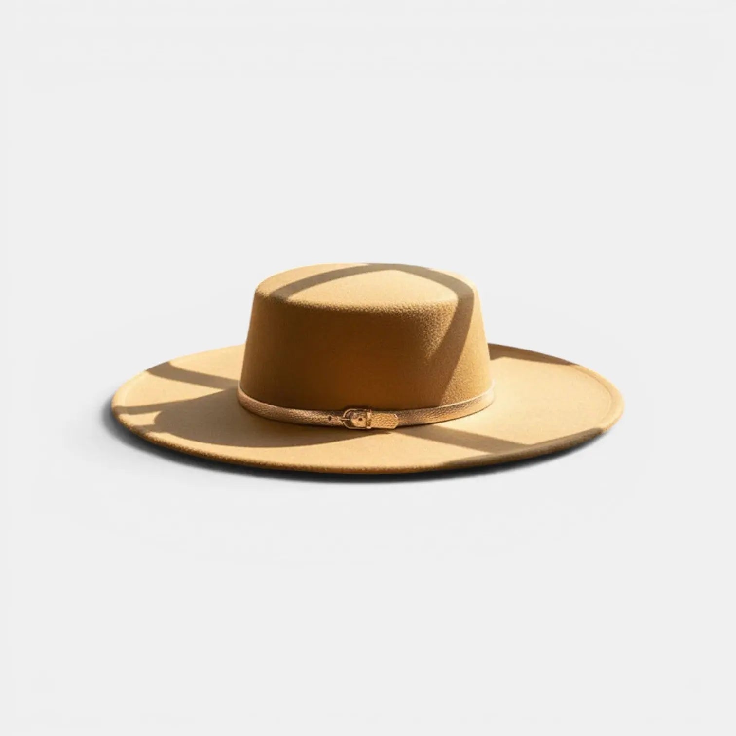 Chapeau Fedora Laine Bord Large Boucle Métallique La Boutique du Chapeau