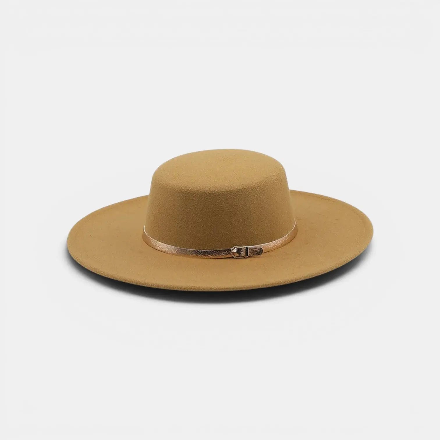 Chapeau Fedora Laine Bord Large Boucle Métallique La Boutique du Chapeau