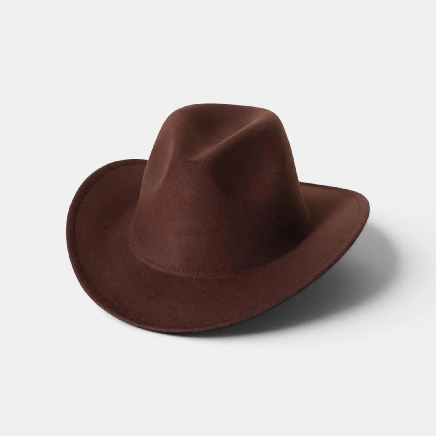 Chapeau Cowboy Feutre Bord Courbe Unisexe La Boutique du Chapeau