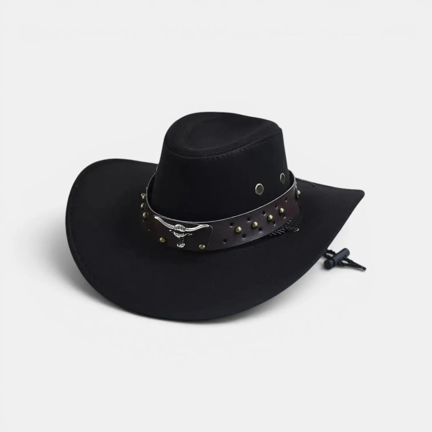 Chapeau Cowboy Feutre Bandeau Clouté Homme