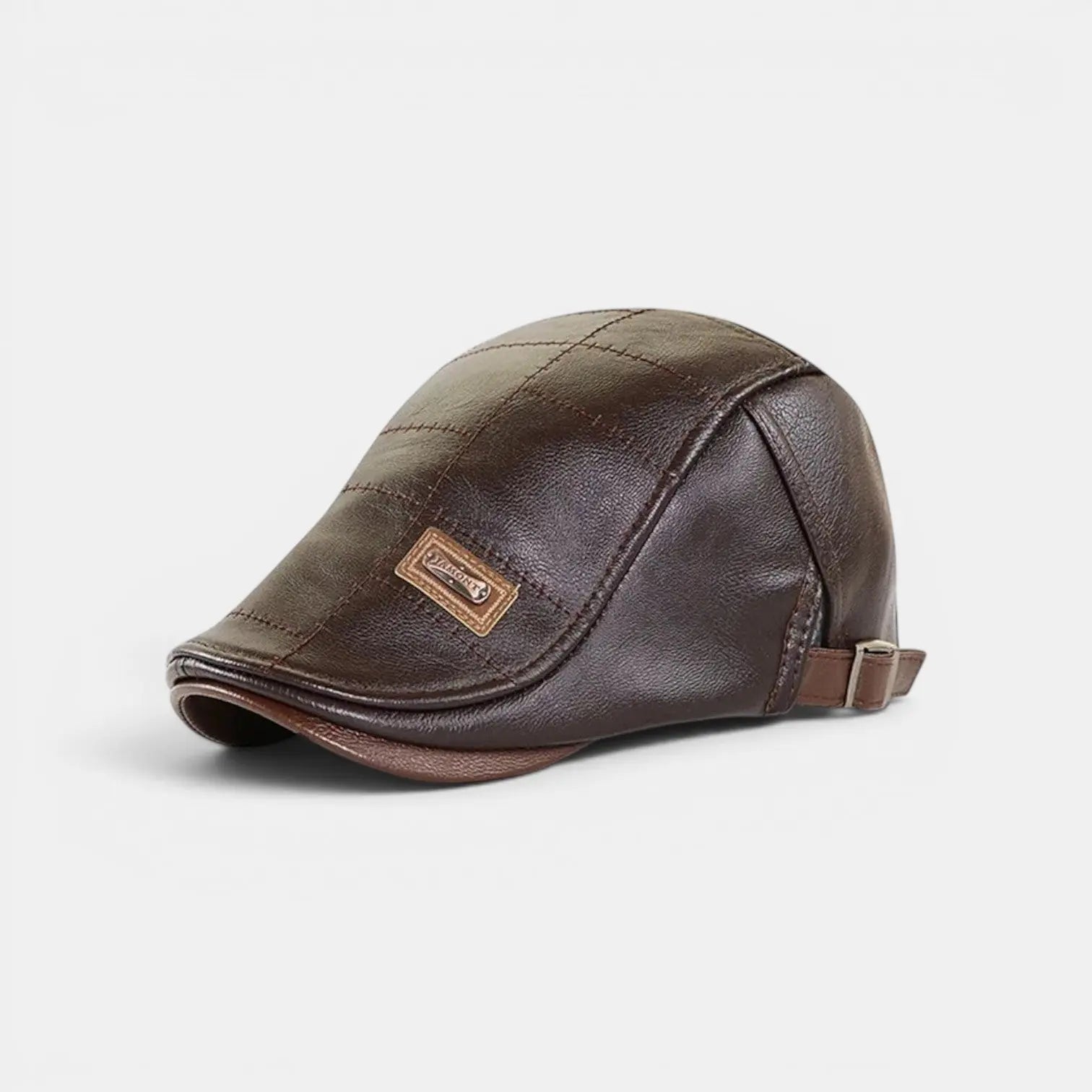 Béret Cuir Gavroche Patchwork Homme La Boutique du Chapeau