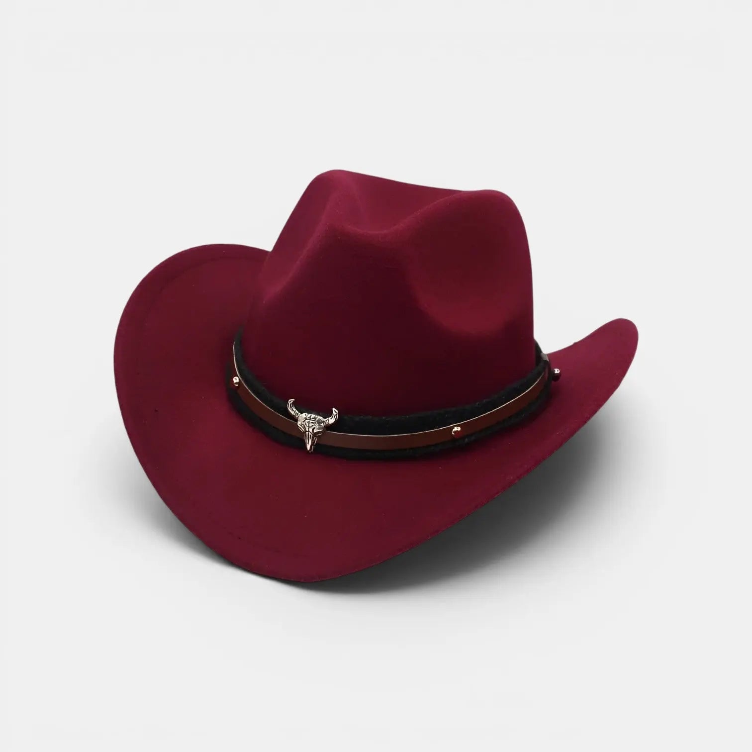 Chapeau Cowboy Feutre Bord Large Boucle Taureau La Boutique du Chapeau