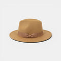 Chapeau Fedora Feutre Bord Large Ruban Noué La Boutique du Chapeau