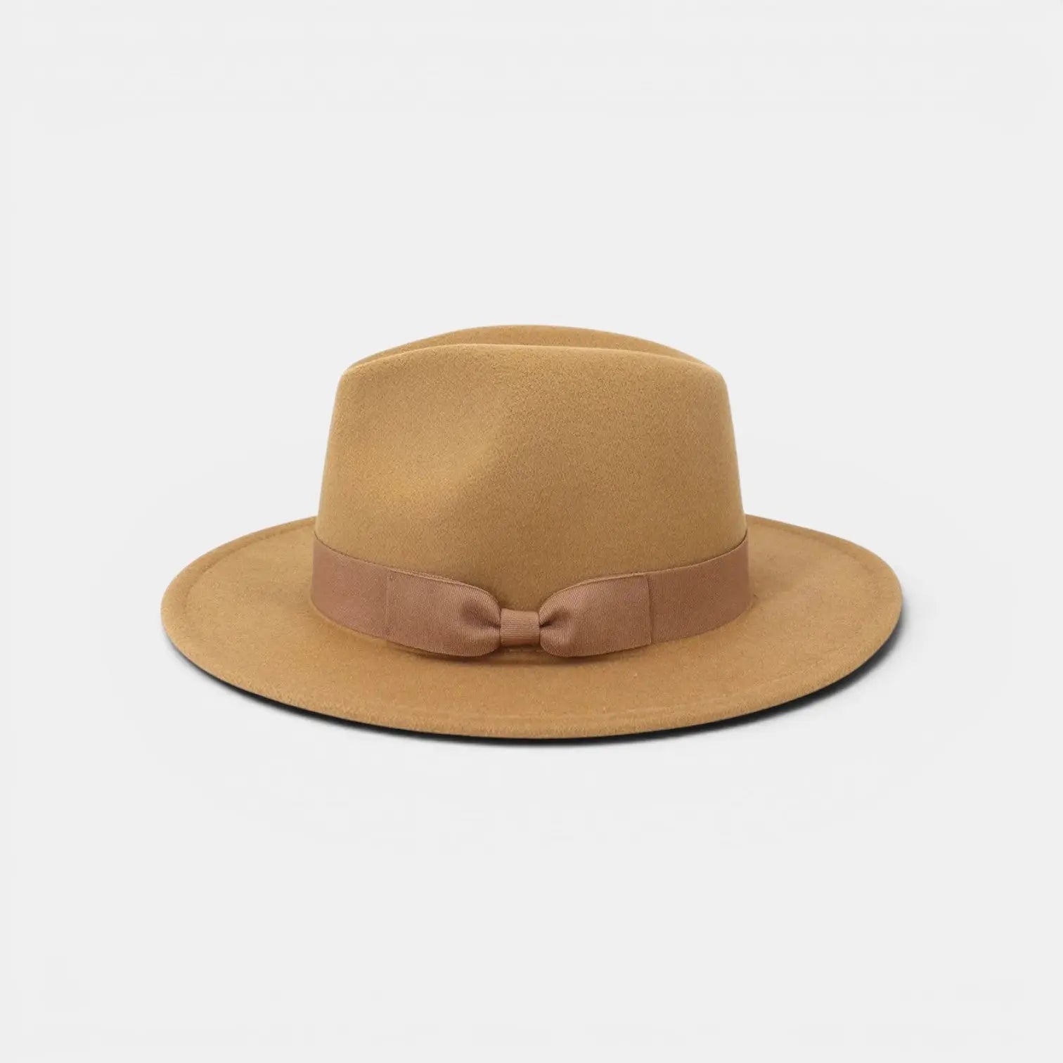 Chapeau Fedora Feutre Bord Large Ruban Noué La Boutique du Chapeau
