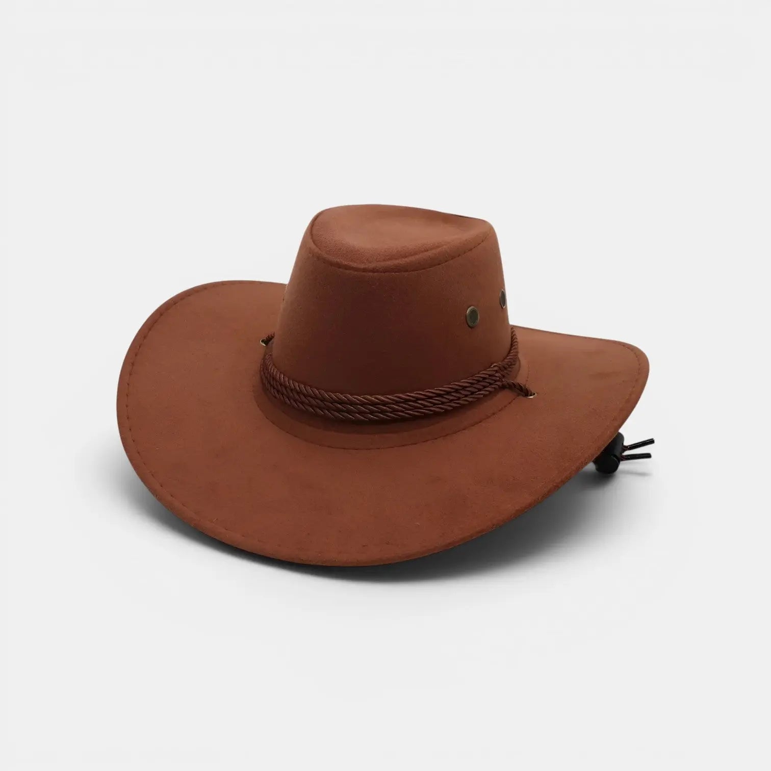 Chapeau Cowboy Suédine Bord Large Unisexe