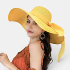 Chapeau Paille Bord Large Noeud Femme La Boutique du Chapeau