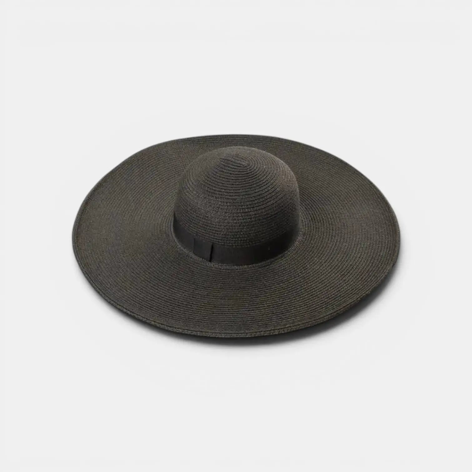 Chapeau Paille Tressée Bord Extra Large Protection Solaire Femme La Boutique du Chapeau