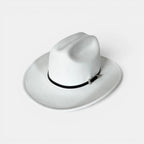 Chapeau Cowboy Feutre Bande Cuir Unisexe La Boutique du Chapeau