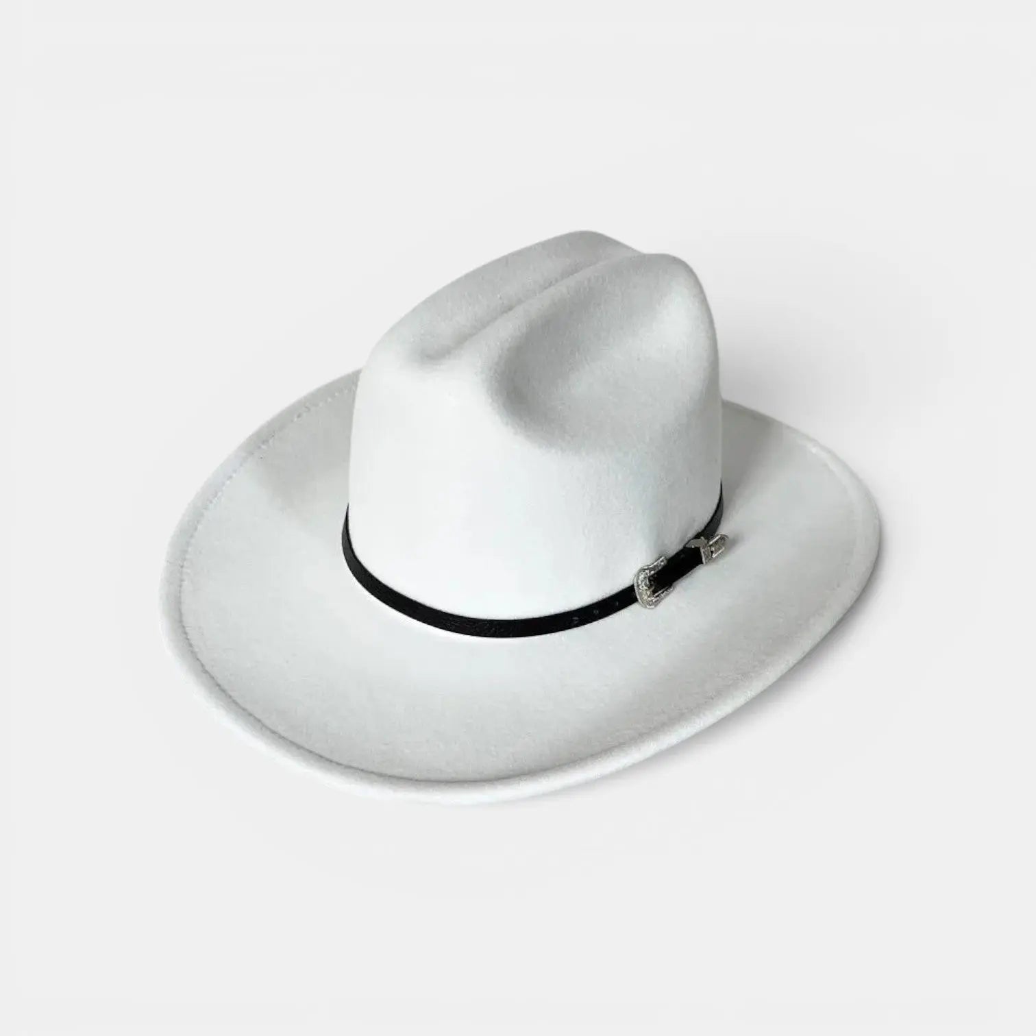 Chapeau Cowboy Feutre Bande Cuir Unisexe La Boutique du Chapeau
