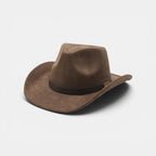 Chapeau Cowboy Suédine Bord Large Unisexe La Boutique du Chapeau