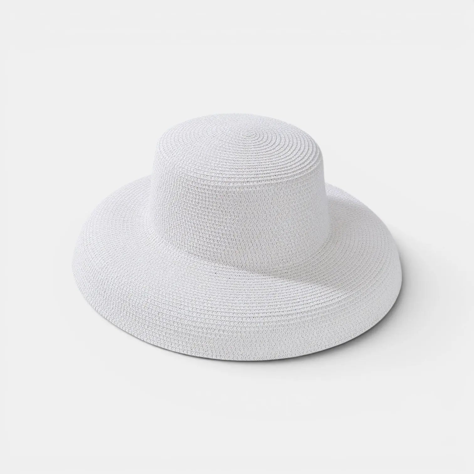 Chapeau Paille Bord Large Forme Structurée Femme