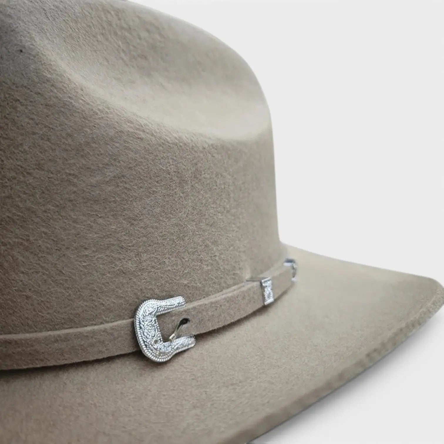 Chapeau Cowboy Laine Bord Large Structuré Homme