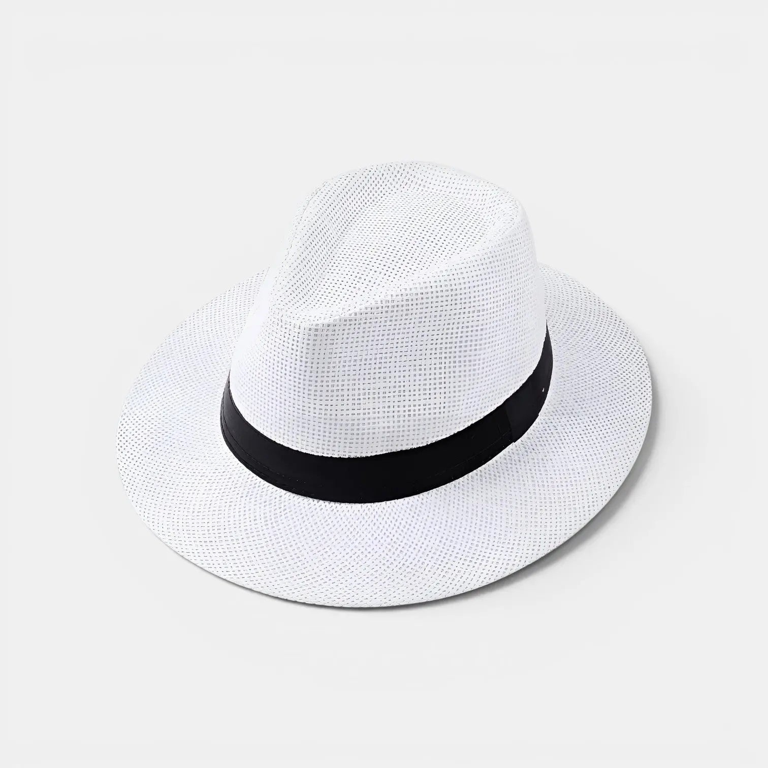 Chapeau Panama Paille Tressée Homme Classique