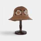 Bob Paille Crochet Fleurs Femme La Boutique du Chapeau